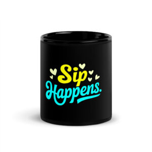 Black Glossy Mug